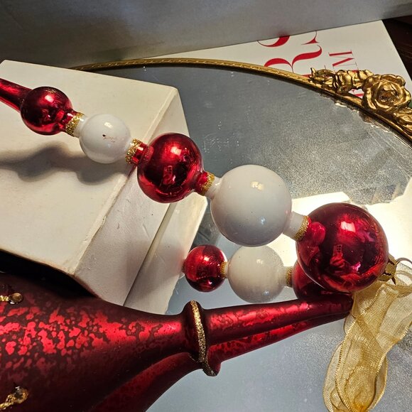 Frontgate Christmas Ornaments  set of 2 - Picture 4 of 5